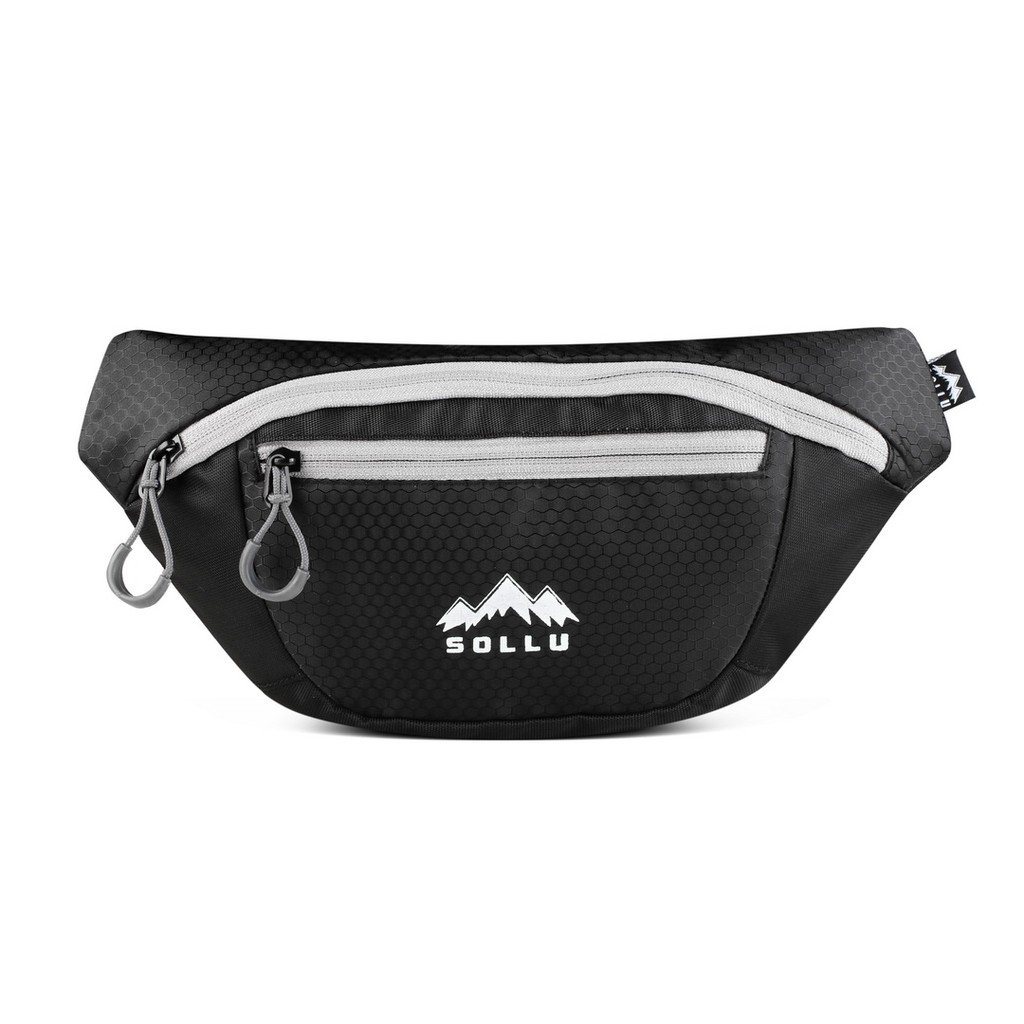Waist Bag – tas waistbag – waistbag waterproof – Sollu Porter Series Black