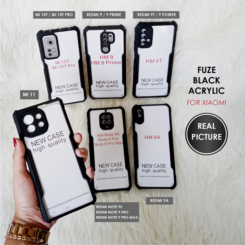 CASE HP REDMI 7 7A 8 8A PRO 9 9A 9C 9T 9 PRIME 9 POWER REDMI 10 2021 K40 K40 PRO K40 PRO PLUS HARDCASE BLADE ACRYLIC