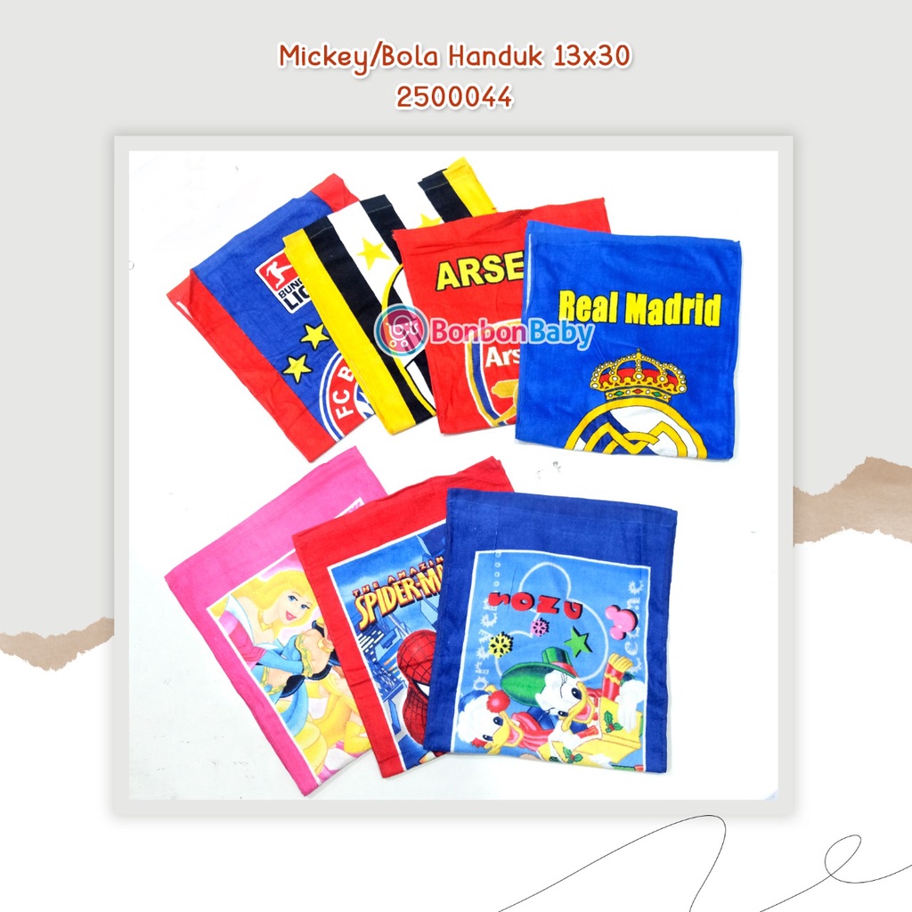 Paling murah !!! Handuk Kecil Murah Polos warna / Motif