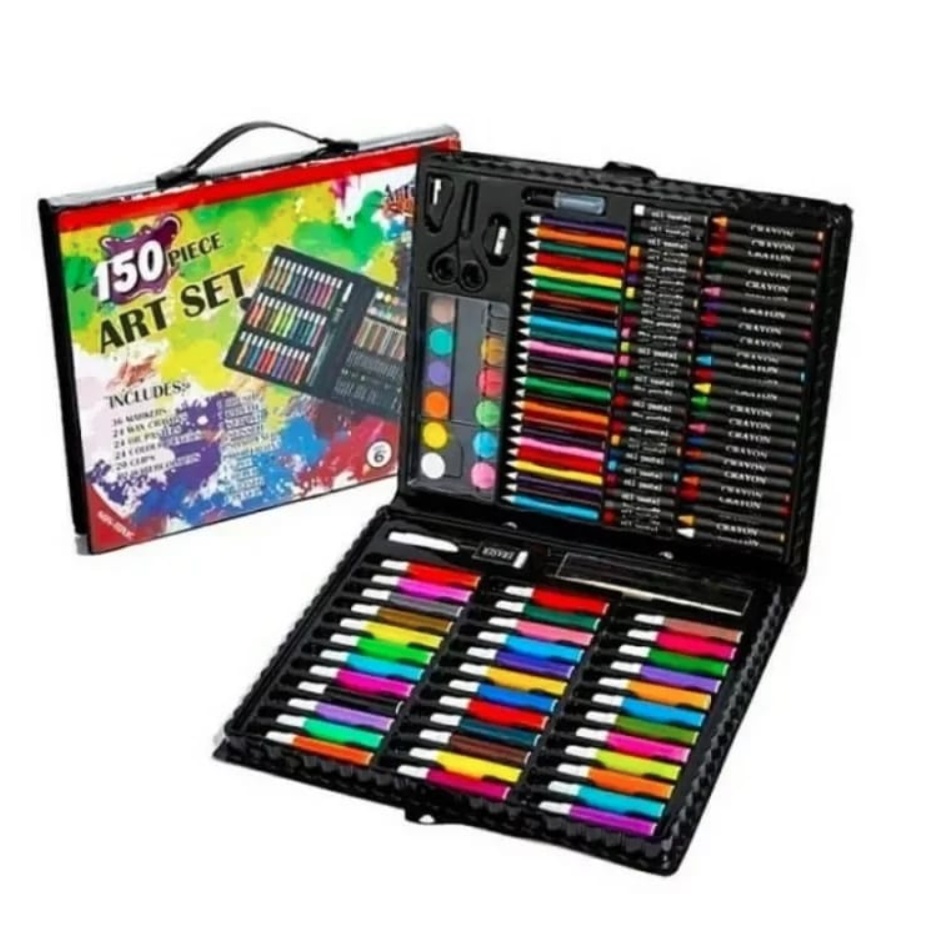 Coloring Crayon Set 150 IN 1 / Crayon Cat Air isi 150