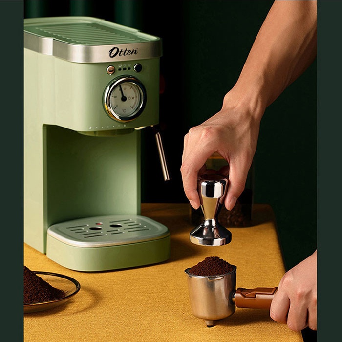 Otten - Mesin Kopi Espresso 15 Bar (Retto Green) Gratis Kopi dan Kapsul-3