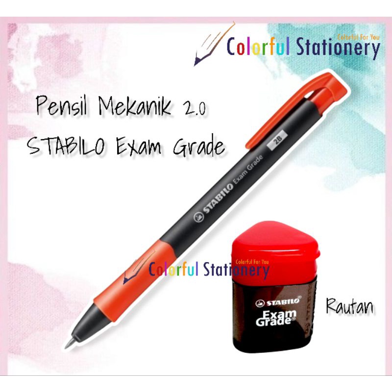 

Pensil Mekanik 2B Stabilo EXAM 9883 2.0mm & Rautan