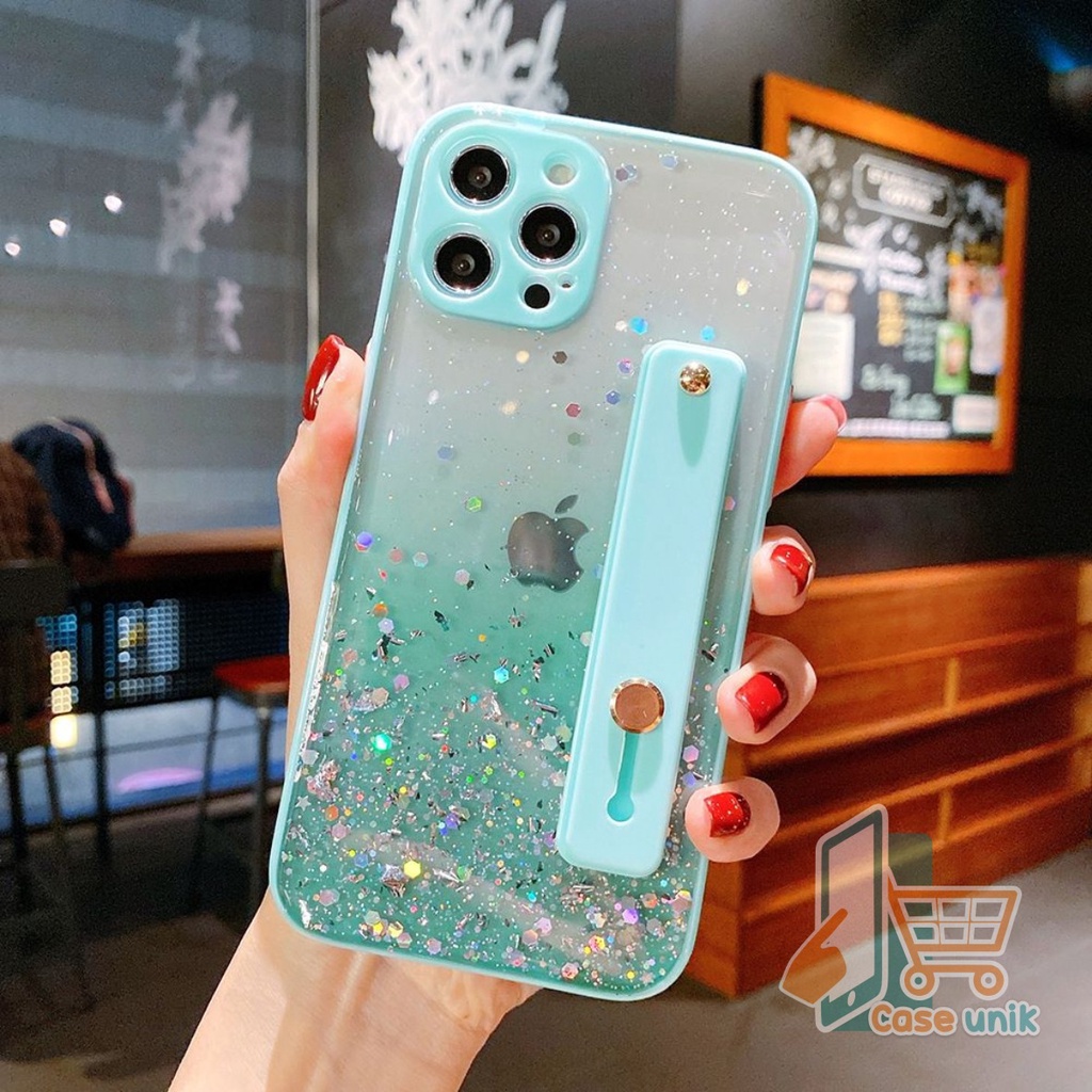 YS001 SOFTCASE AKSEN GLITTER WARNA MACARON IPHONE 11 12 PRO MAX CS3903