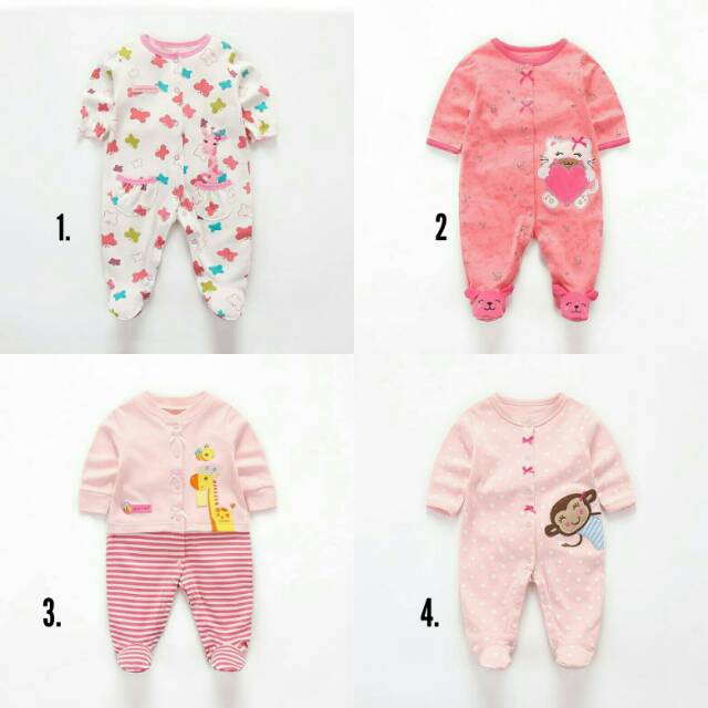 Baju Romper Bayi/ Baju Bayi import/ Playsuit baby/ Baju Bayi Lucu