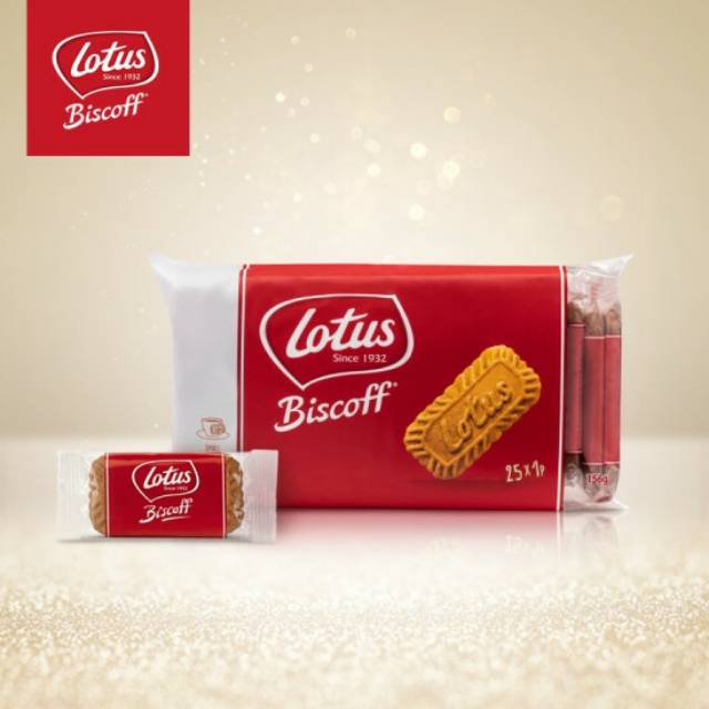 

Lotus Biscoff Caramelised Biscuit 156 gram isi 25pcs