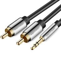 Vention [BCF 1M] Kabel Audio 3.5mm male To 2 RCA Male High Quality