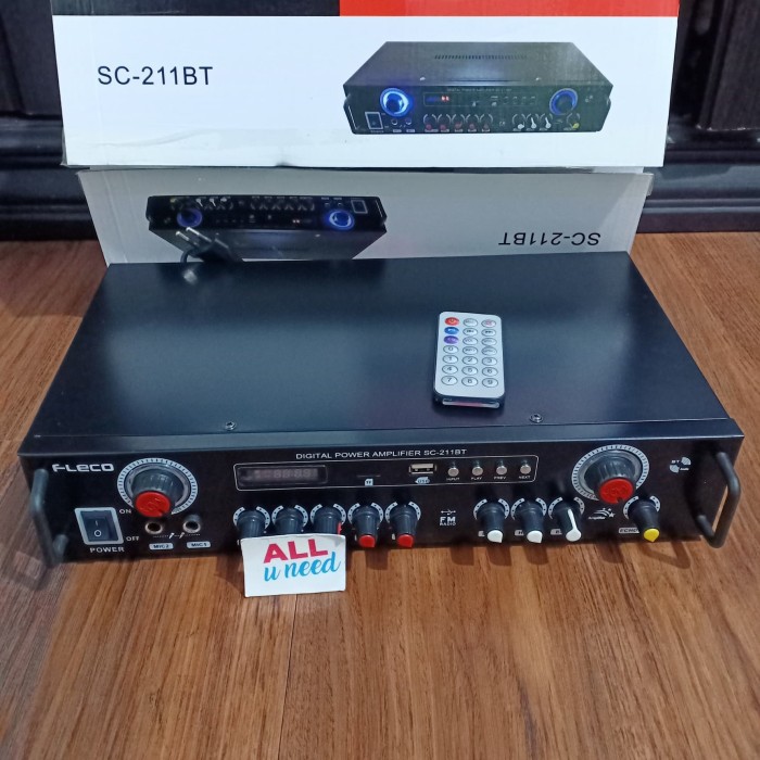 Amplifier Fleco SC 211BT - Power Ampli SC 211BT Amplifier Murah