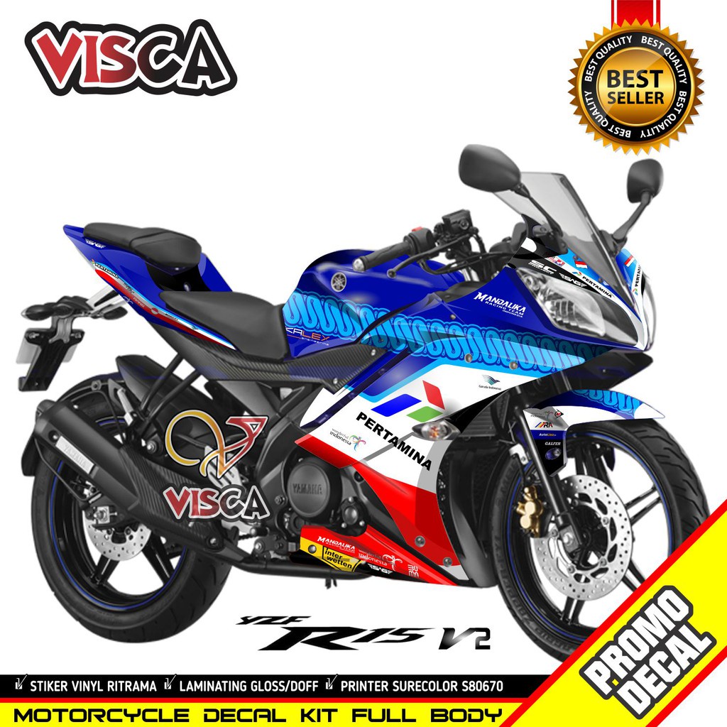 Decal Stiker R15 V2 Striping R15 Old Mandalika