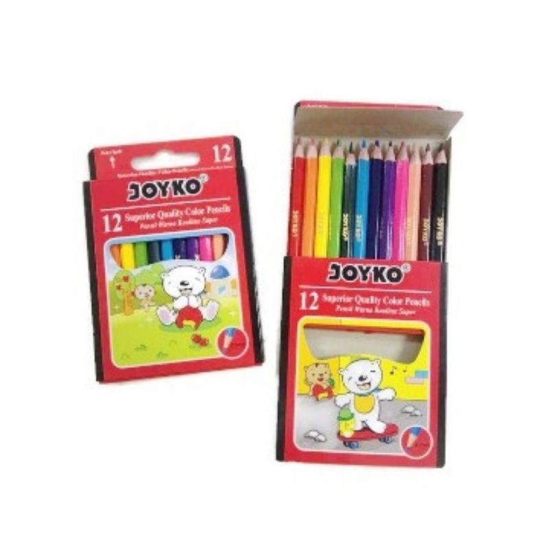 

PENCIL WARNA JOYKO ISI 12 UK pendek