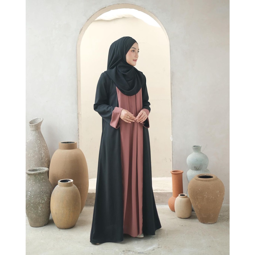 murah gamis turkey-jubah turkey- busana muslim - abaya remaja terbaru-abaya arab kekinian-abaya turki terbaru-motif kania polos (br270)