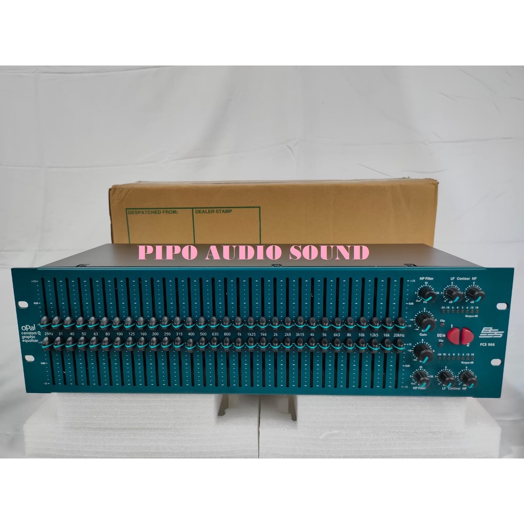 Equalizer BSS FCS 966 Opal FCS966 ( 2 x 31 Channel )/ BSS FCS 966