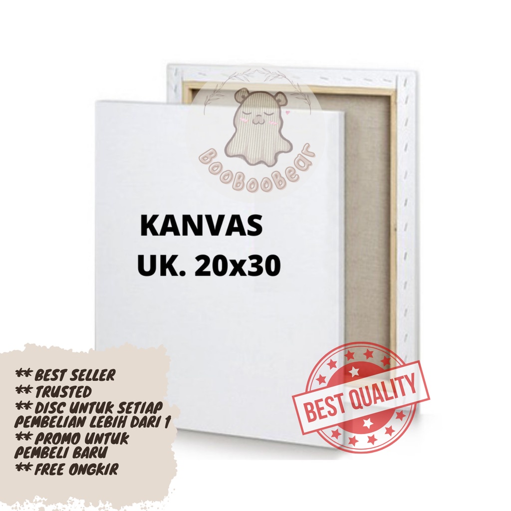 

Kanvas Lukis basic I.M 20 x 30 cm/Canvas Board 20 x 30 cm / Papan Lukis Kanvas 20 x 30 cm