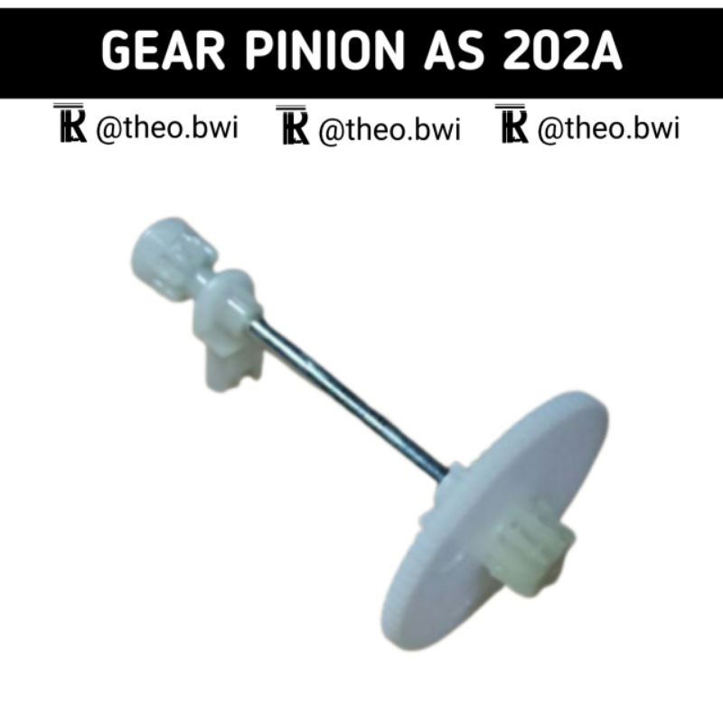 Sparepart Gear pinion AS konektor ke dinamo mesin jahit mini portable 202a |Theo R