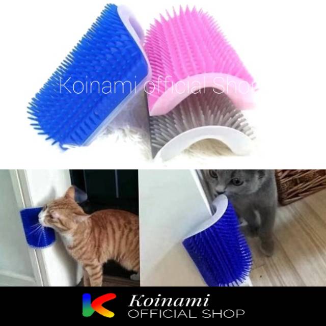 BONUS CATNIP SISIR SUDUT / SISIR KUCING / SOFTER CAT SELF GROOMER