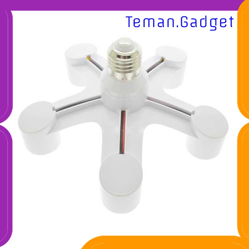 TG-DG115 TAFFLED FITTING E27 CABANG 5 LAMPU BOHLAM STUDIO - HUH-4851