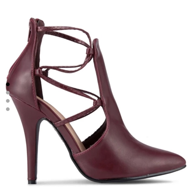 Bootie Cut Out Heels / Cut Out Boots / Boots Heels