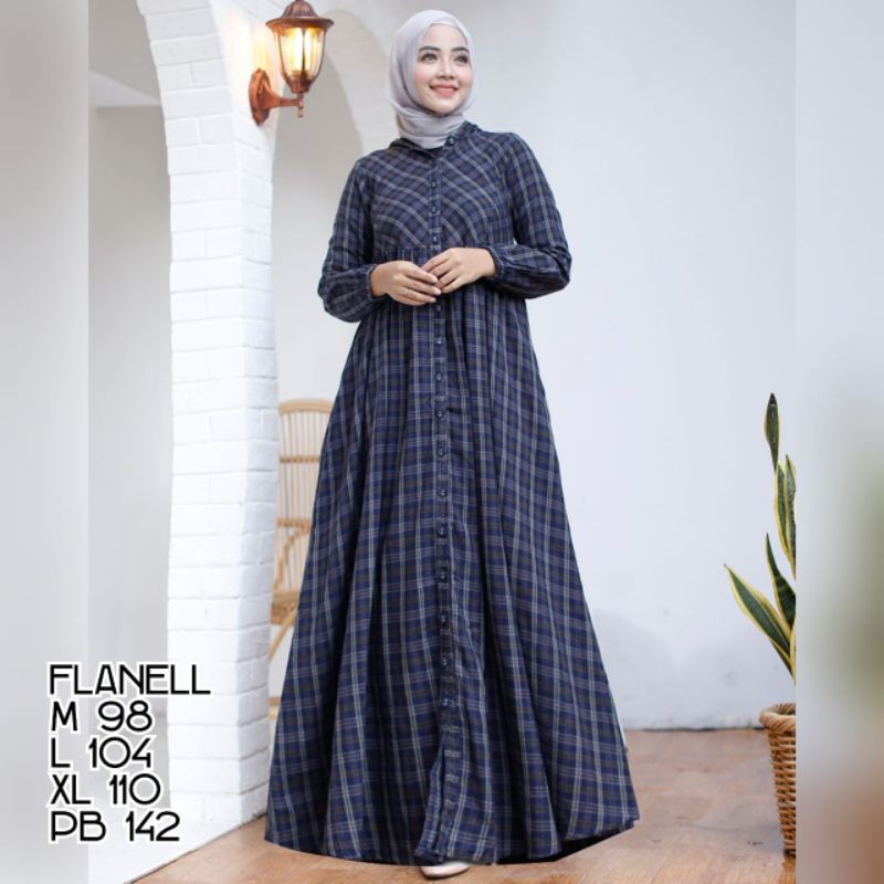 GAMIS ORIGINAL ASAKI/GAMIS BUNSUI MAYASARI KUPLUK LINEN IMPORT MOTIF SALUR