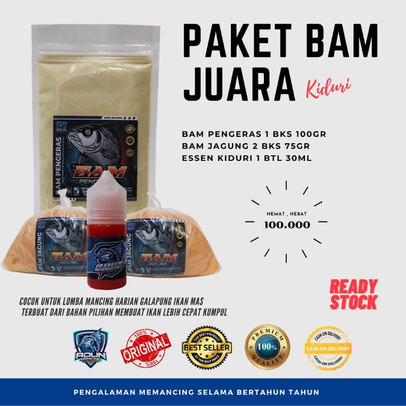 Paket BAM Juara KIDURI dari Adun Mancing