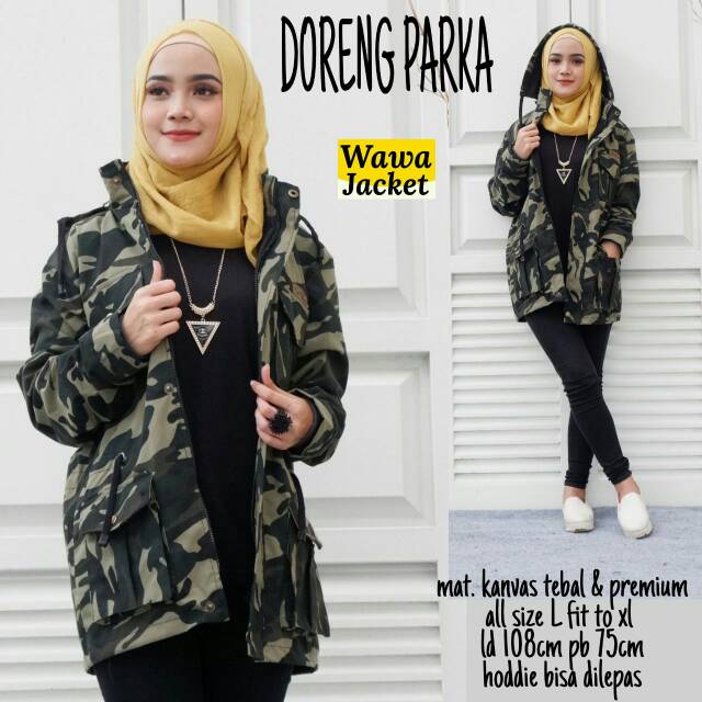 80 Koleksi Model Jaket Army Wanita Terbaru