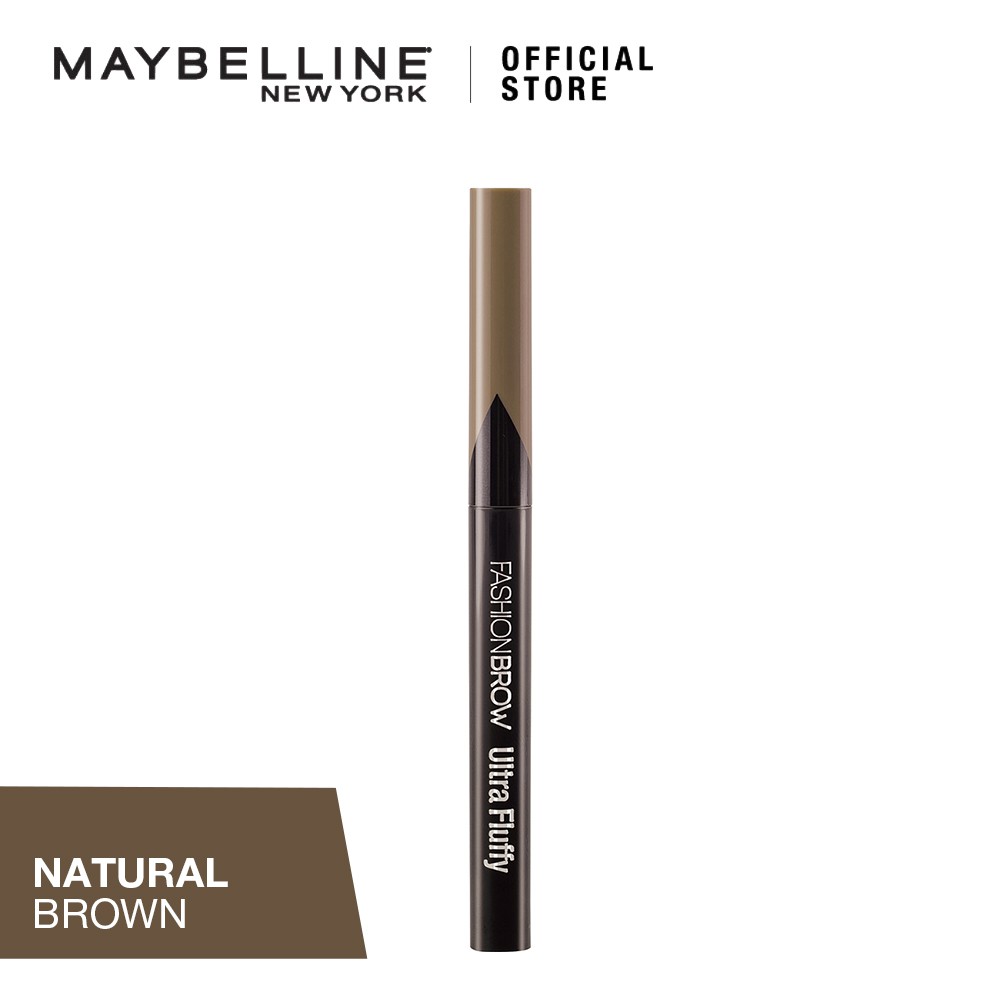 Maybelline Fashion Brow Ultra Flufy Eyes Makeup (Pensil Alis Mekanik Untuk Hasil Natural)