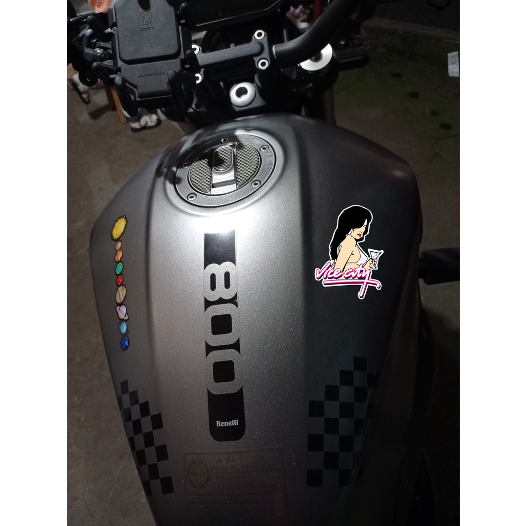 JDM Game Girl Stiker Kecantikan Reflektif Sepeda Motor Stiker Mobil Modifikasi Stiker