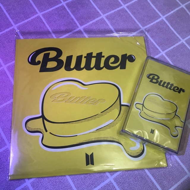 BTS BUTTER VINYL AND CASSETTE