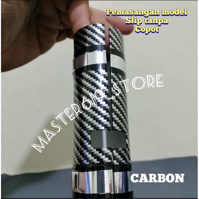 Cover shock depan carbon beat - vario 110 - vario 125 - vario 150 - scoopy karbon