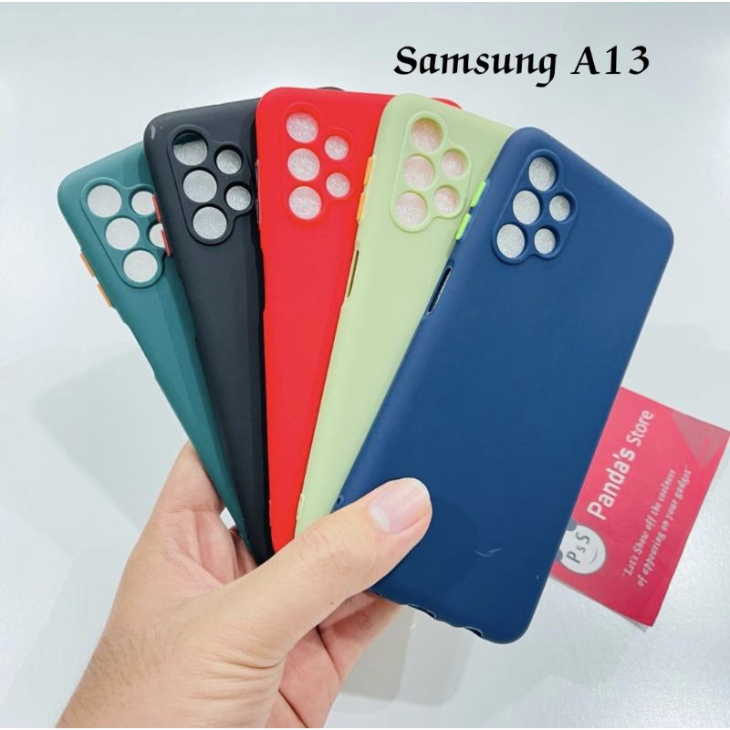 Case Samsung A13 Babycase + Pelindung Kamera, Makaron Full Color (PsS)