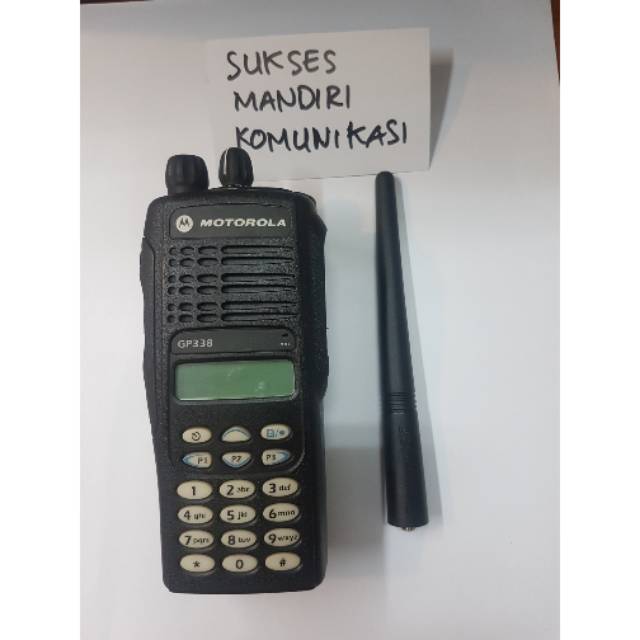 HT Motorola GP 338 VHF Second Original Baterai Lithium