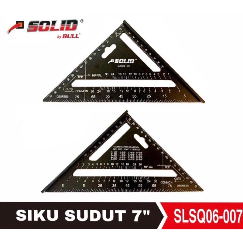 

SIKU SUDUT SEGITIGA 7 INCHI SOLID BULL/PENGGARIS SIKU SUDUT SEGITIGA