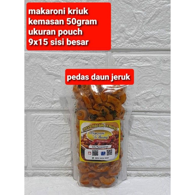 

Makaroni Kriuk 50 gram - Makroni Kriuk - Cemilan Snack - Makanan Ringan - Balado - Barbeque