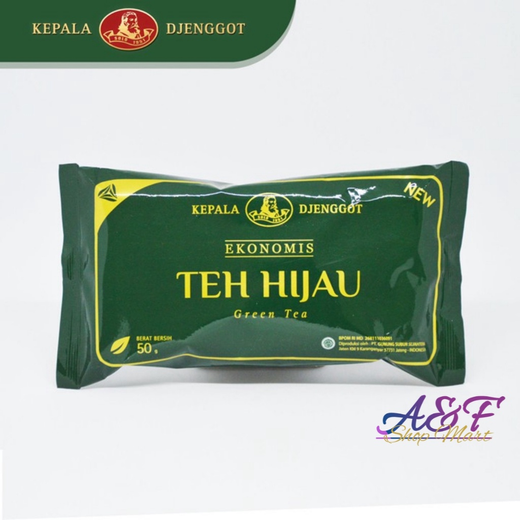 Kepala Djenggot Teh Hijau Sachet 50gr