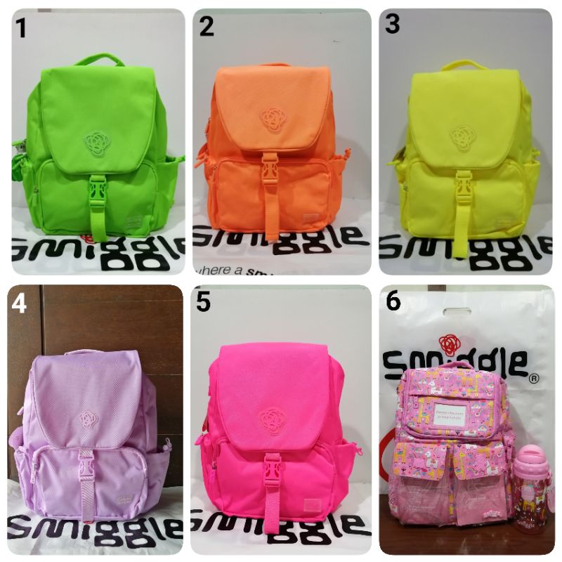 Smiggle Macarons Beam or heart of gold Chelsea Backpack /tas sekolah TK unicorn mermaid