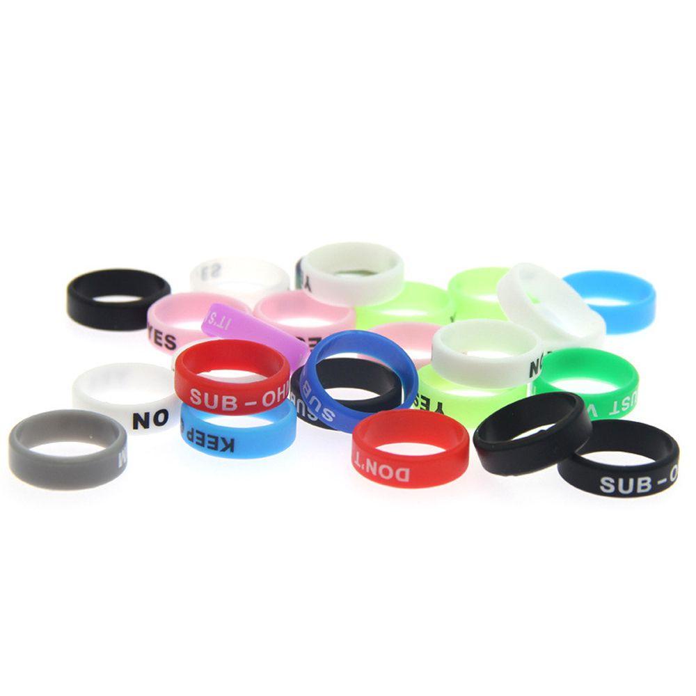 Agustinina Pancing Case Pelindung Cincin Warna-Warni Anti-Slip Ring Silica Gel Ring Pancing Dekorasi Silica Gel Rod Clip