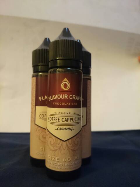 E Liquid Coffee Cappucino Flavour Craft 60ml Nic 3mg Shopee