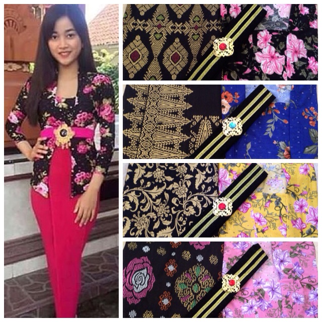 Set kebaya jadi bubble flower