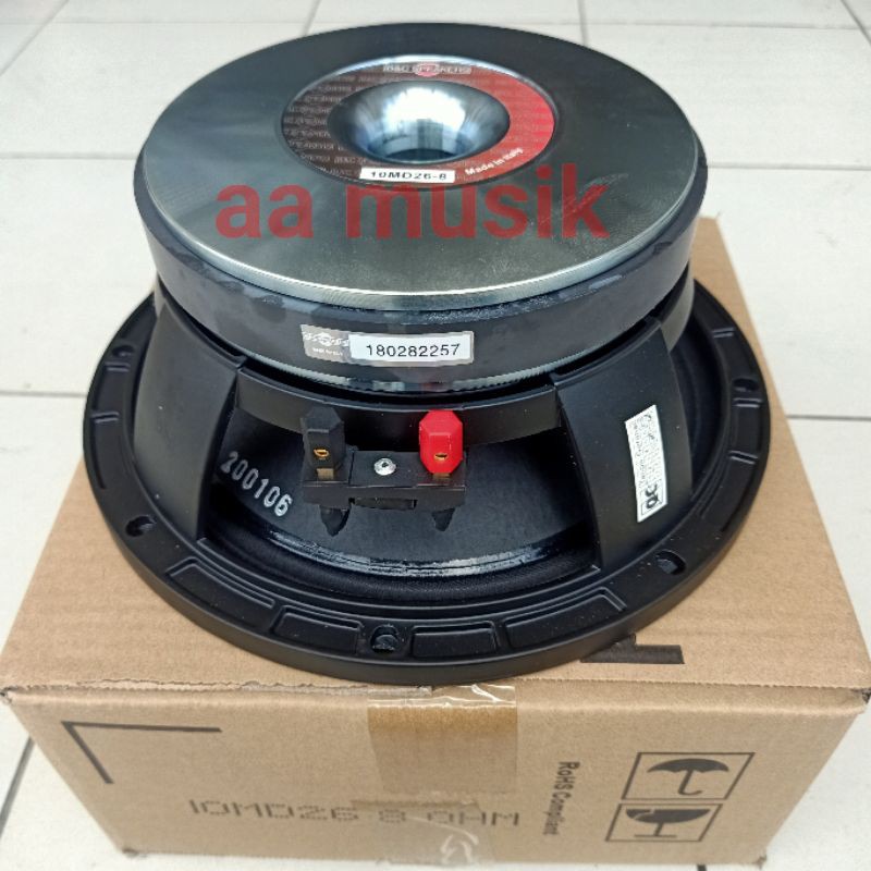COMPONENT SPEAKER B&C 10MD26 SPEAKER 10 INCH