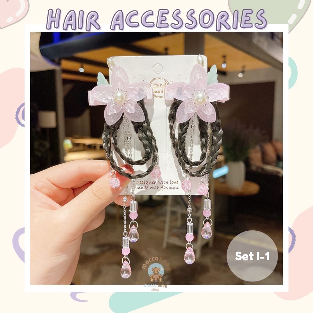 MBSS - JEPIT HUANZOU Set Jepit Korea Jepit Rambut Hair Clip Anak Perempuan