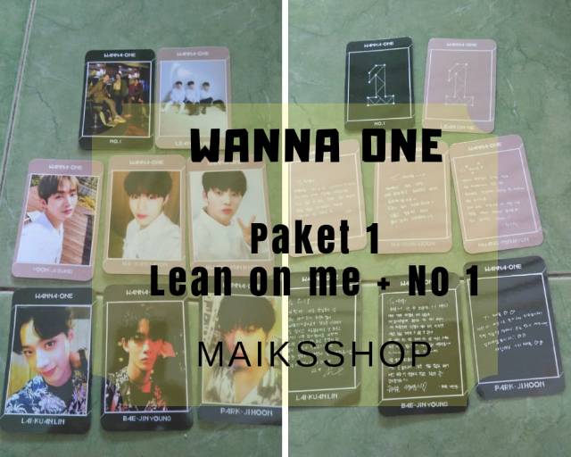 Wanna One Undivided All Version Photocard