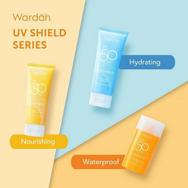 WARDAH UV SHIELD spf 30/aqua fresh spf50/active spf 50