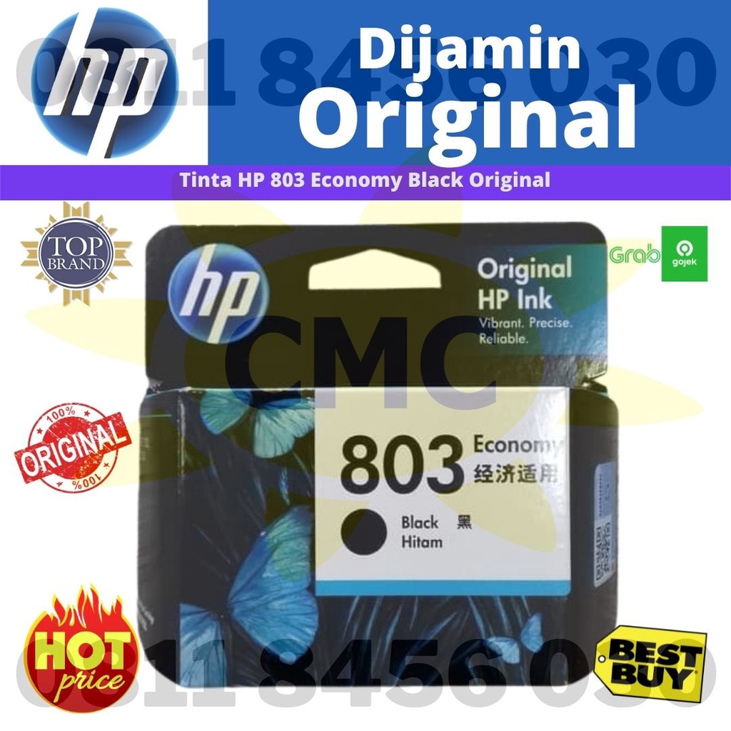 Tinta HP 803 Economy Black Original