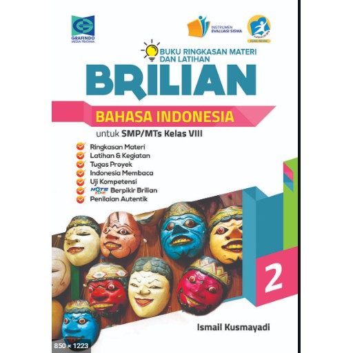 Buku Brilian Bahasa Indonesia Smp Kelas 7 8 Shopee Indonesia