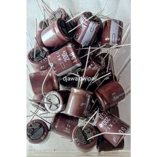 ELCO 150uF 200v KAPASITOR ELKO 200volt 150uf