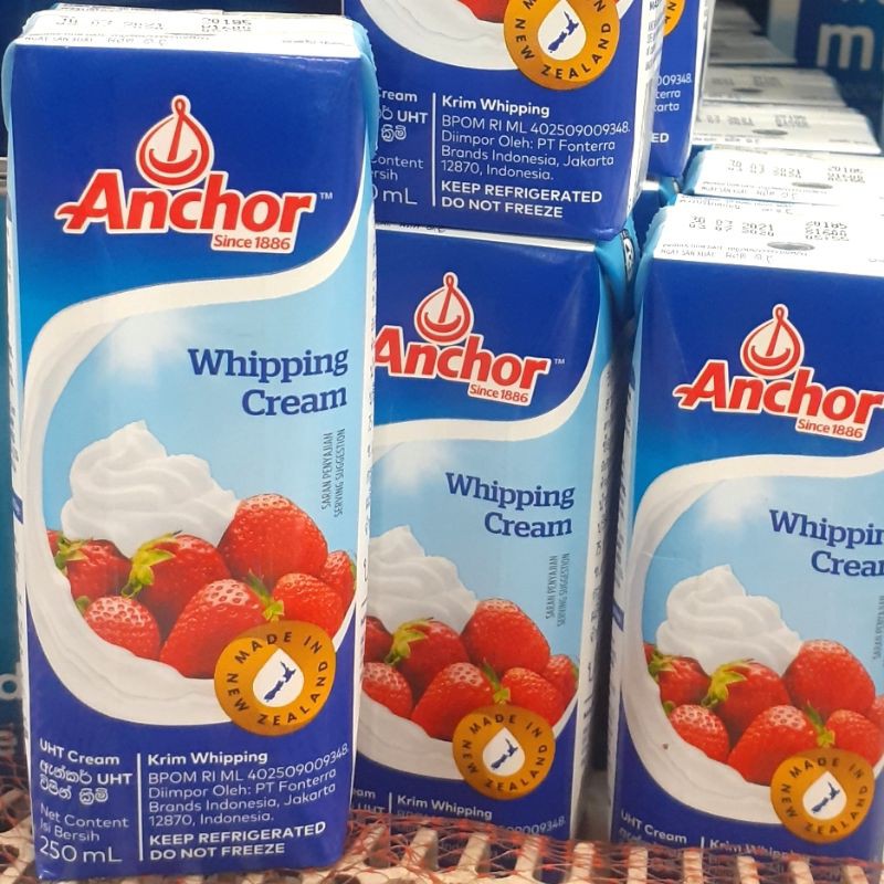 

anchor whiping cream 250ml