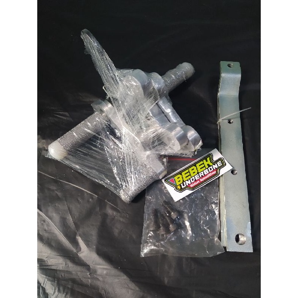 Footstep Underbone dural merk Osi dobel disk tanpa persneling Supra x 125 Sonic 150