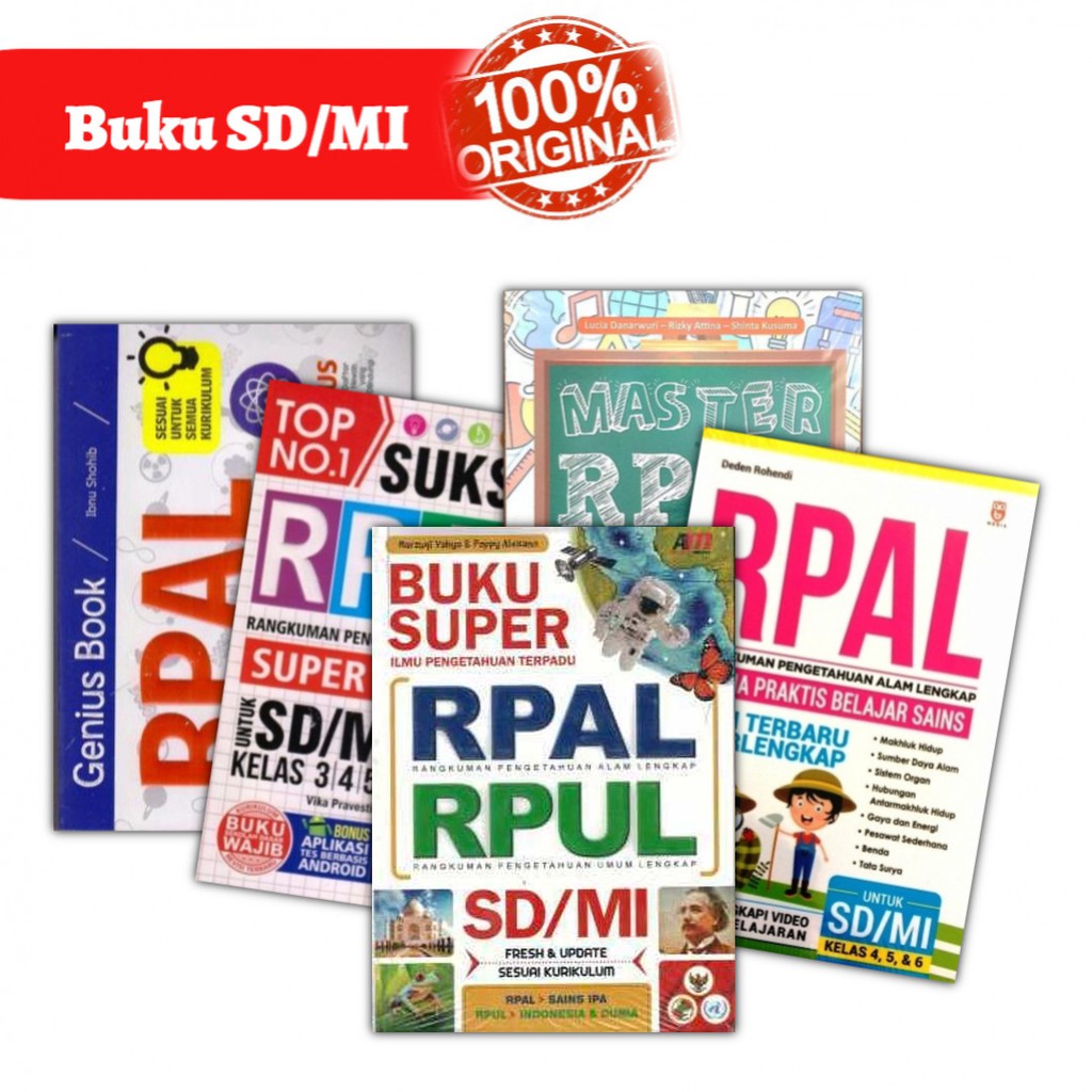 RPAL Edisi Terbaru & Terlengkap SD/MI Buku RPAL SD