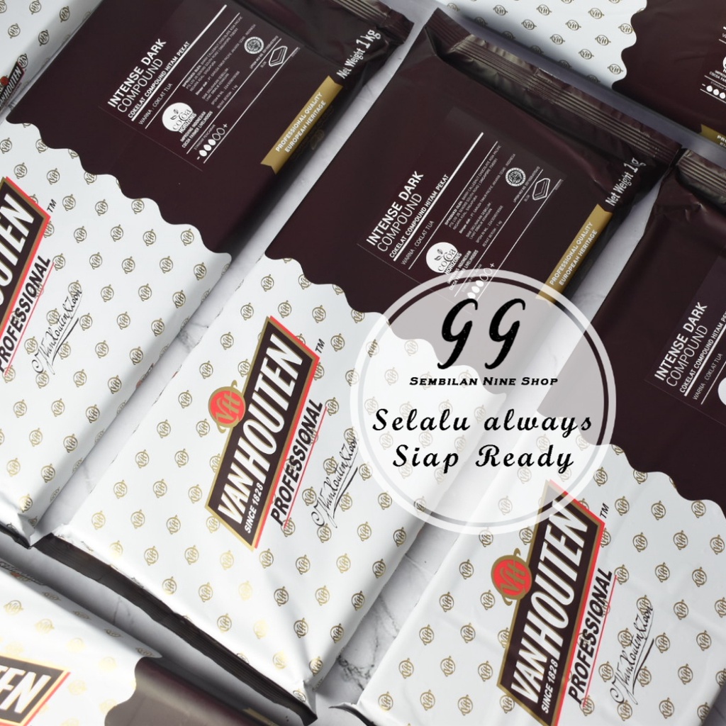 

VAN HOUTEN DARK Chocolate COMPOUND 1 KG PROFESSIONAL