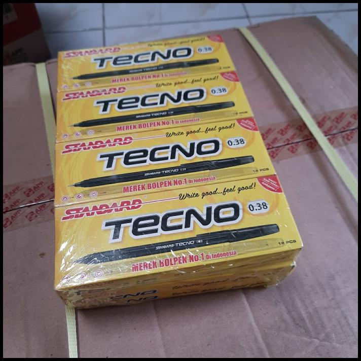 

Pulpen Standard Tecno 0.38Mm Hitam 1 Gross Isi 144 Buah