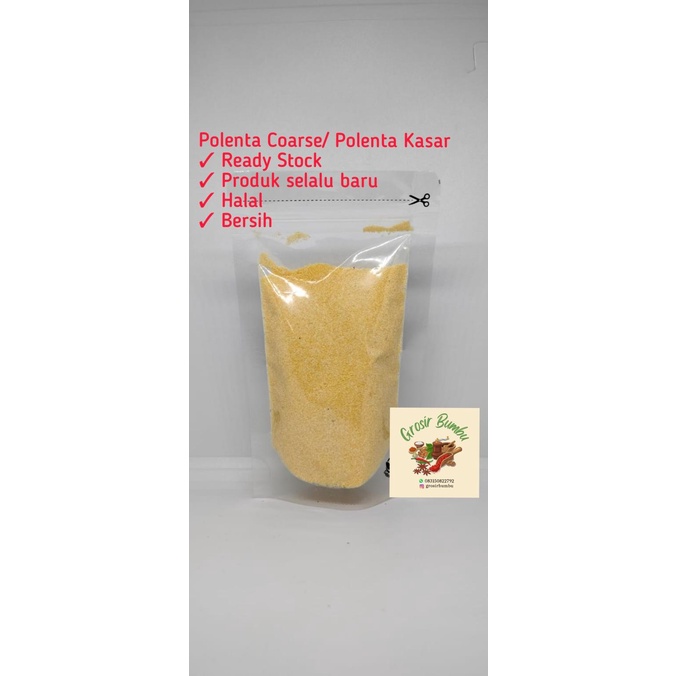 

[[COD]] Tepung Polenta 250gram / corn meal / polenta flour TERBARU Kode 125