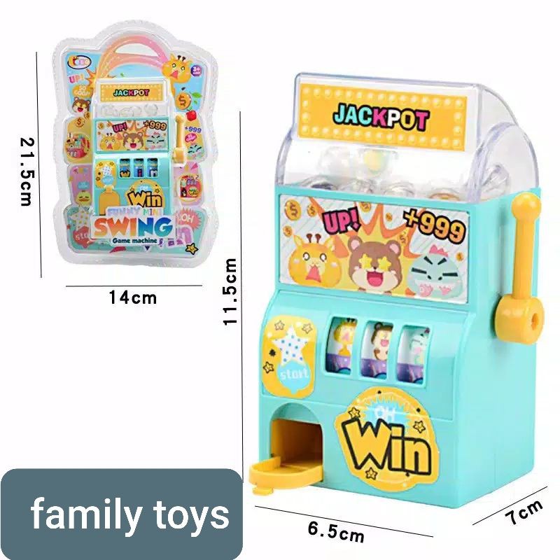 Family games Mainan roll machine mesin anak binatang